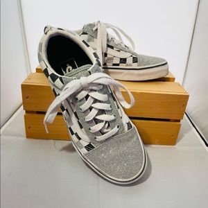 Vans Old Skool Glitter Checkerboard